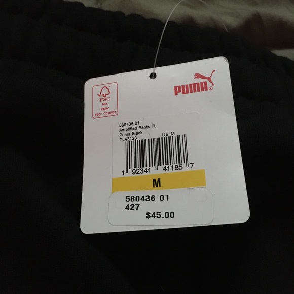 Men’s PUMA Amplified Sweatpants Size Medium - Picture 5 of 5